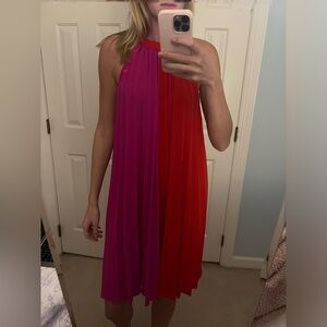 Red and purple tcec dress size L